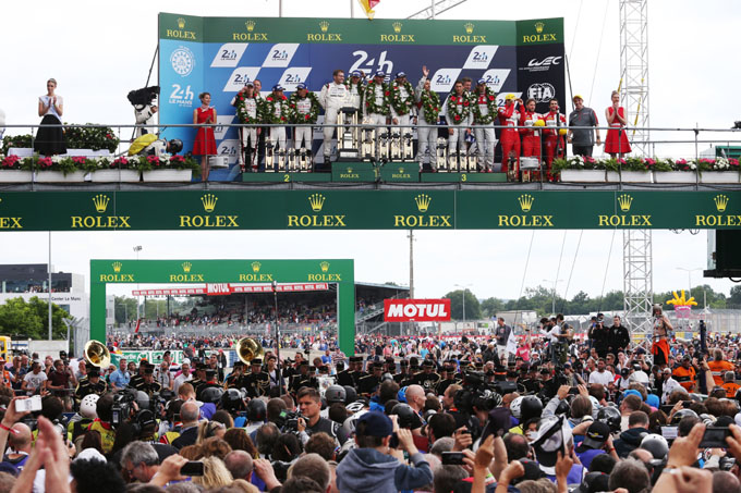 Podium 24H of Le Mans